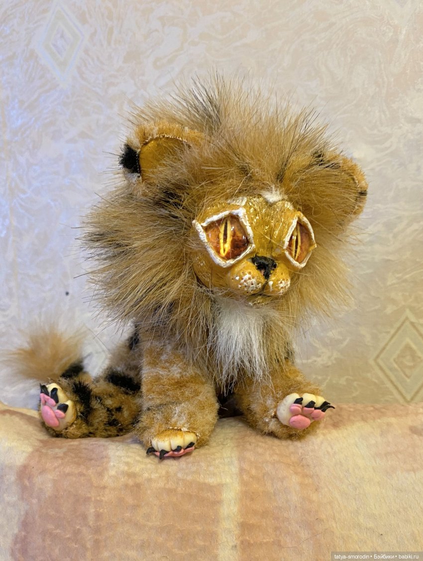 Зверье мое. 2 часть — Игрушки в смешанной технике (мех и глина): Арт