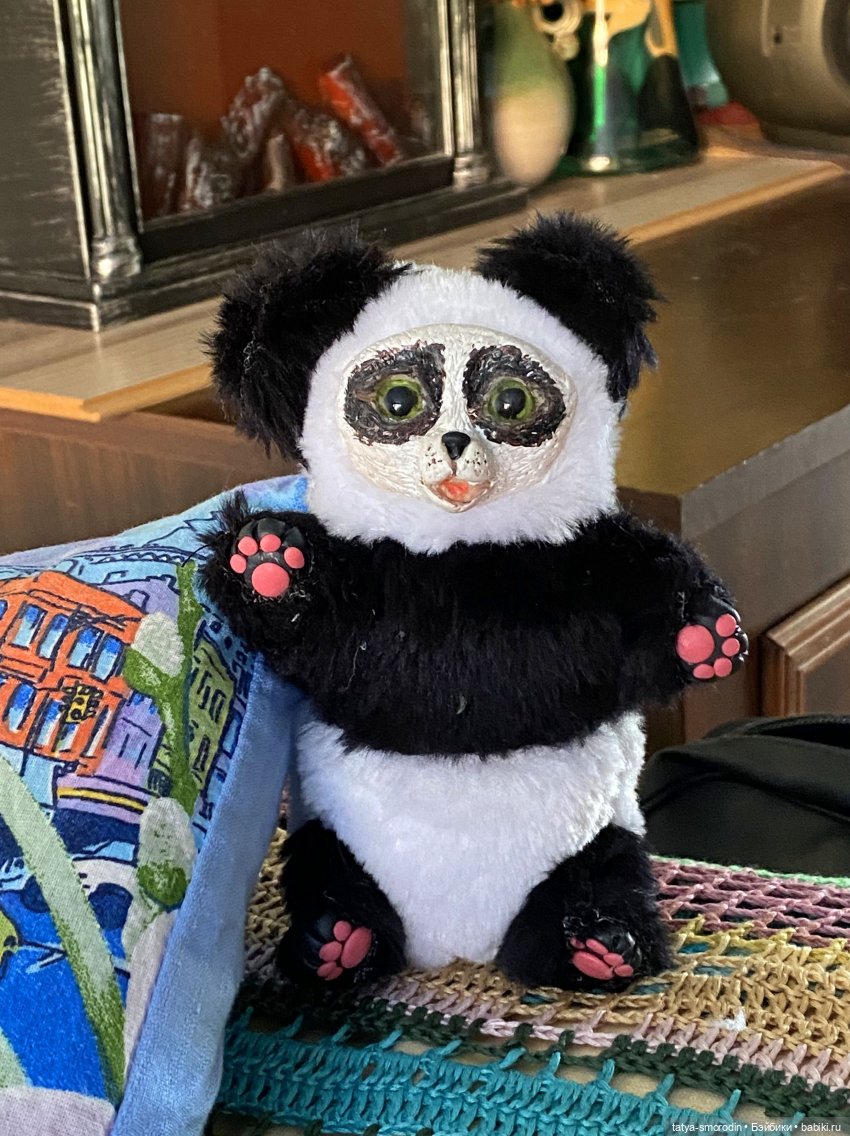 Зверье мое. 2 часть — Игрушки в смешанной технике (мех и глина): Арт