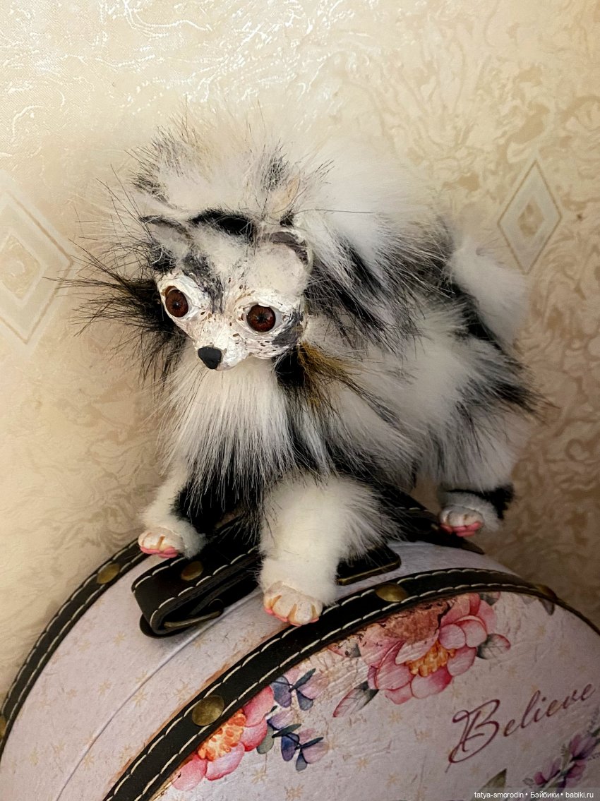 Зверье мое. 2 часть — Игрушки в смешанной технике (мех и глина): Арт