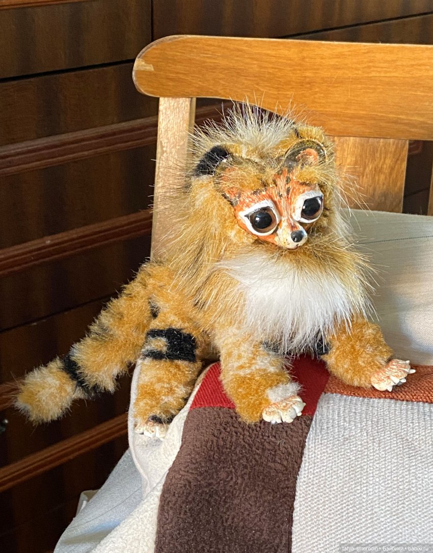 Зверье мое. 2 часть — Игрушки в смешанной технике (мех и глина): Арт