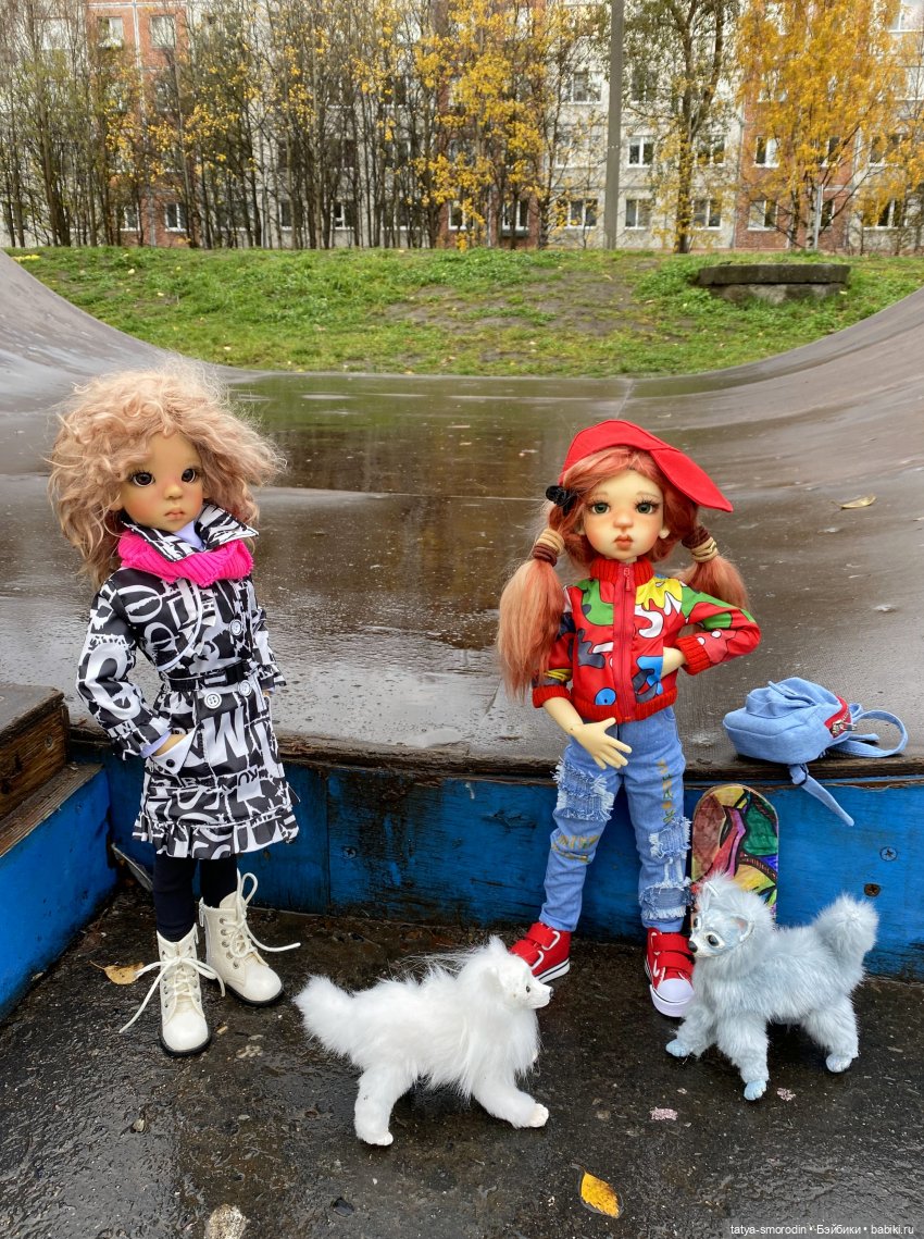 Зверье мое. 2 часть — Игрушки в смешанной технике (мех и глина): Арт