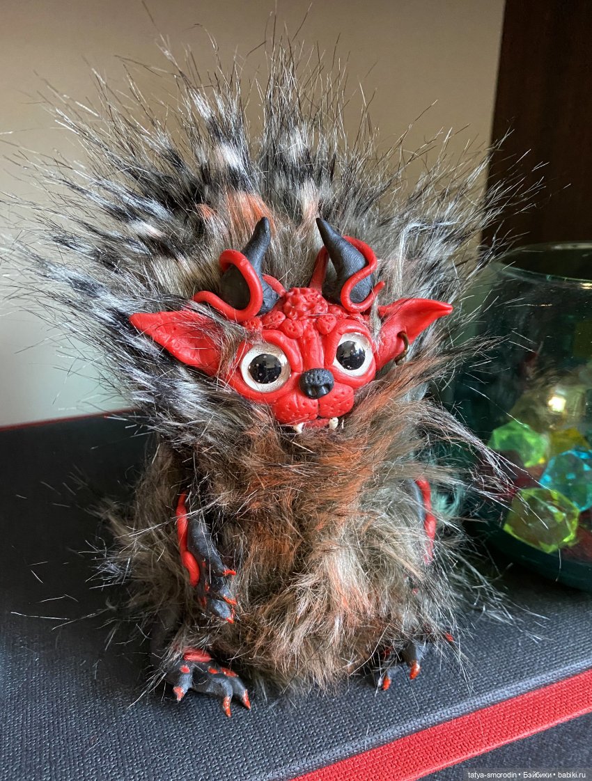 Зверье мое. 2 часть — Игрушки в смешанной технике (мех и глина): Арт