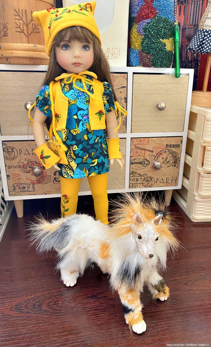 Зверье мое. 2 часть — Игрушки в смешанной технике (мех и глина): Арт