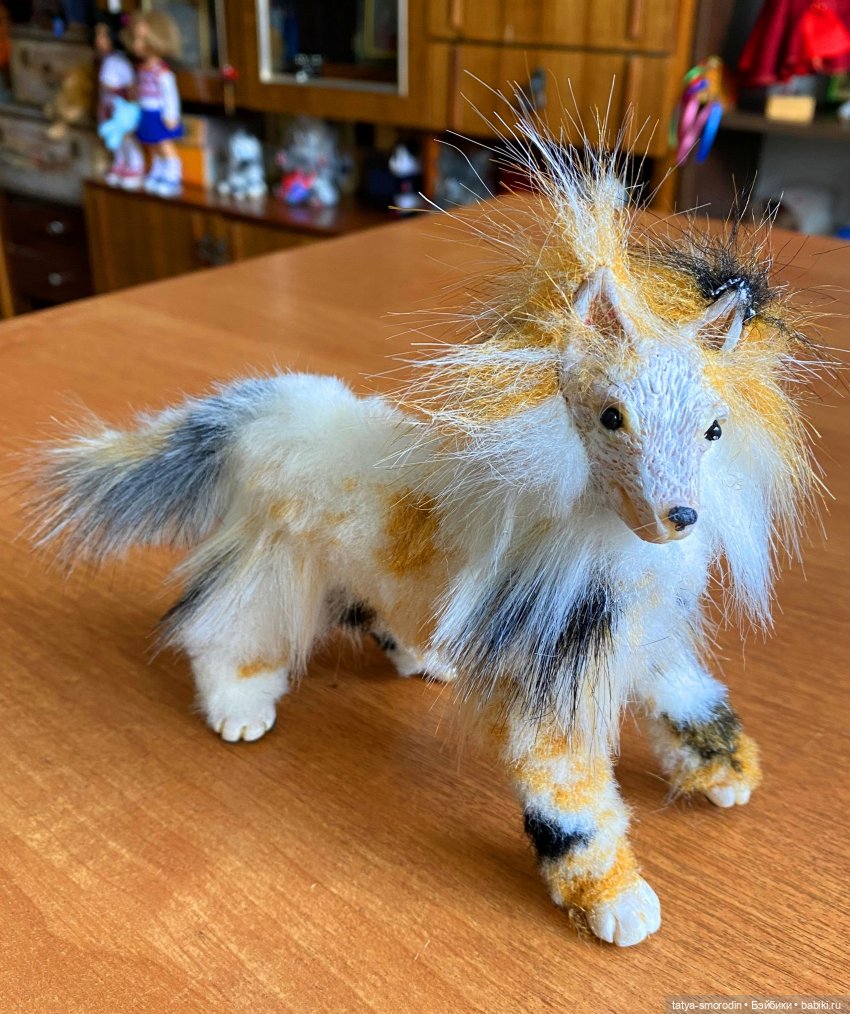 Зверье мое. 2 часть — Игрушки в смешанной технике (мех и глина): Арт