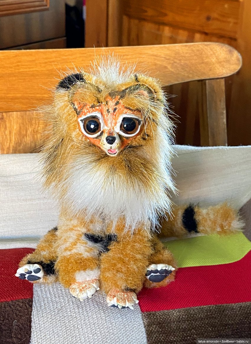 Зверье мое. 2 часть — Игрушки в смешанной технике (мех и глина): Арт