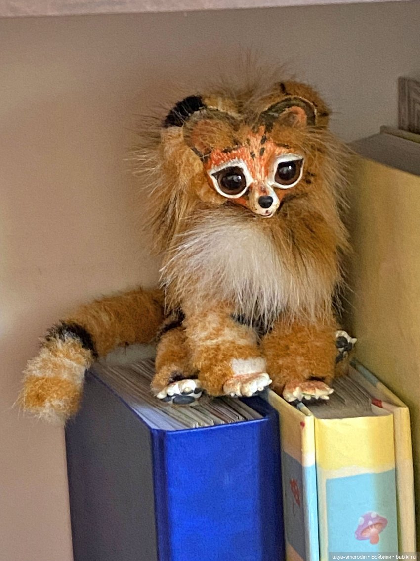 Зверье мое. 2 часть — Игрушки в смешанной технике (мех и глина): Арт