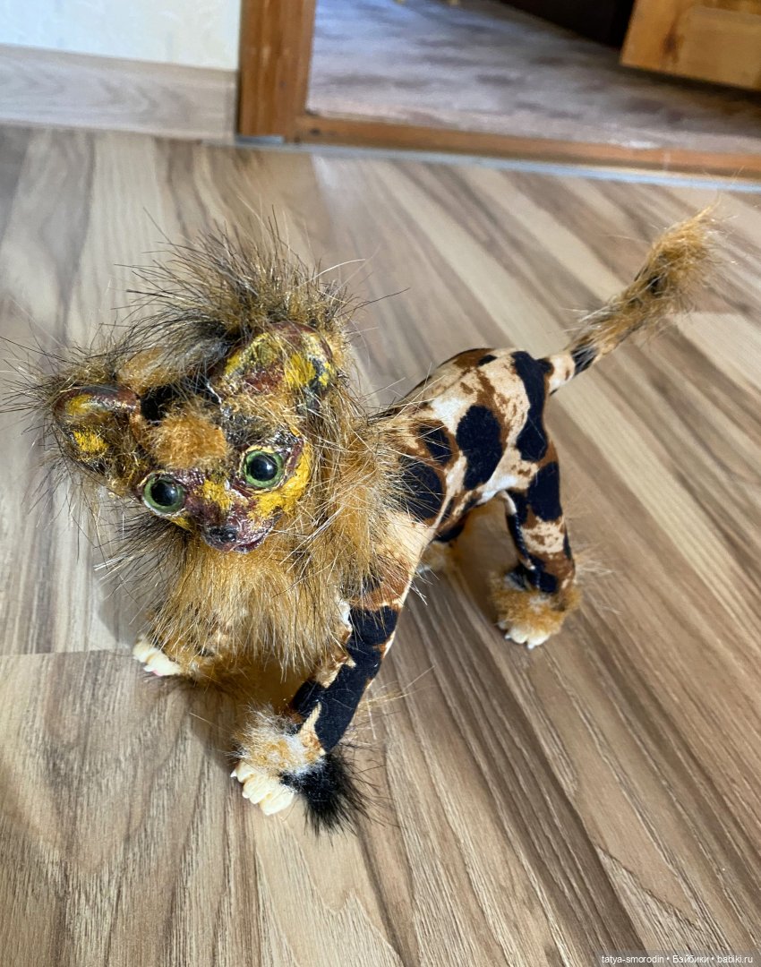 Зверье мое. 2 часть — Игрушки в смешанной технике (мех и глина): Арт