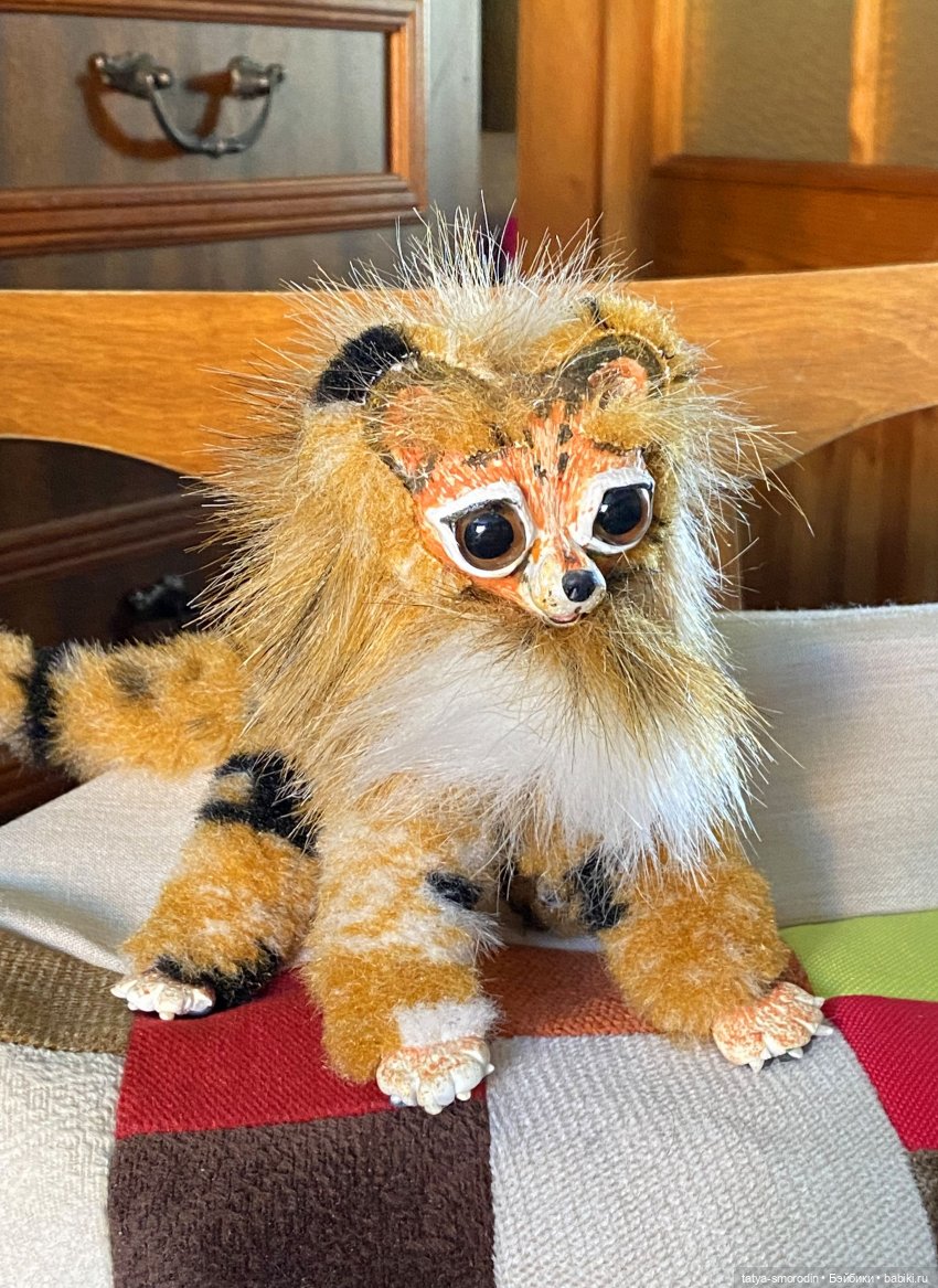 Зверье мое. 2 часть — Игрушки в смешанной технике (мех и глина): Арт