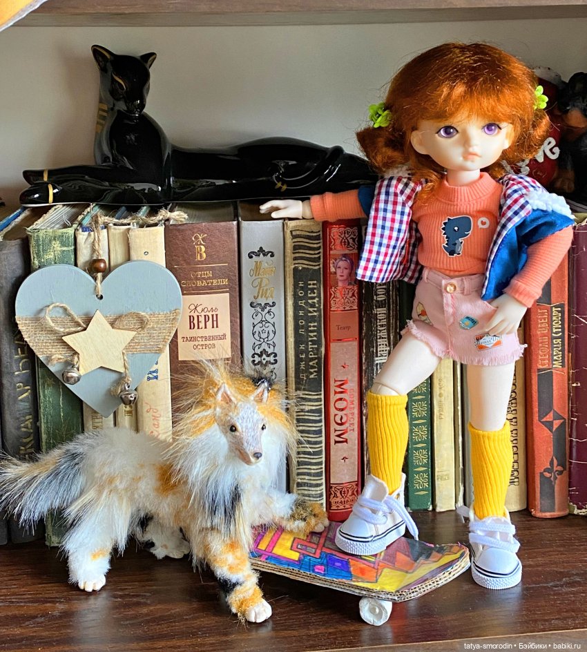 Зверье мое. 2 часть — Игрушки в смешанной технике (мех и глина): Арт