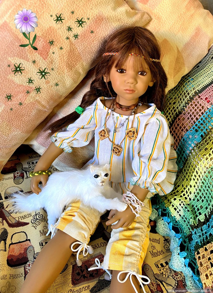 Задумчивая — Куклы Annette Himstedt (Аннетт Химстедт): коллекционные (фото 9)