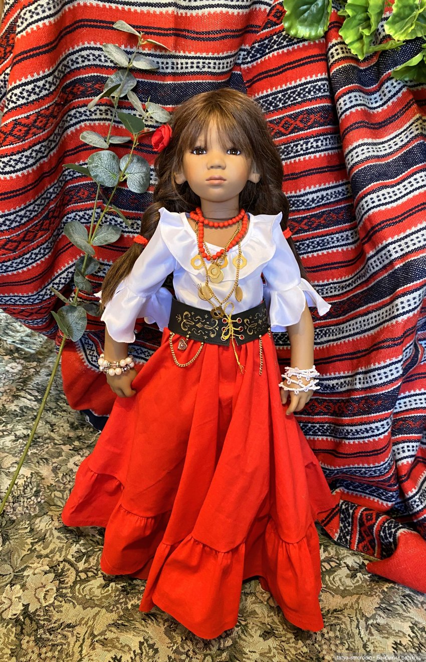 Цветок в волосах — Куклы Annette Himstedt (Аннетт Химстедт): коллекционные (фото 9)