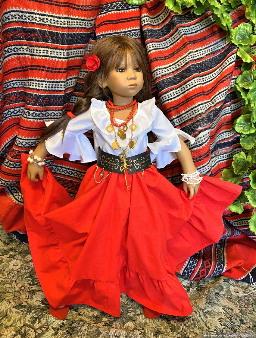 Цветок в волосах — Куклы Annette Himstedt (Аннетт Химстедт): коллекционные (фото 6)