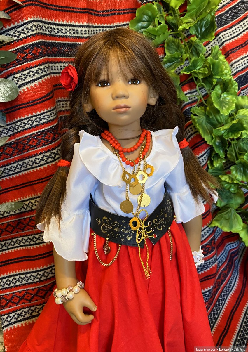 Цветок в волосах — Куклы Annette Himstedt (Аннетт Химстедт): коллекционные