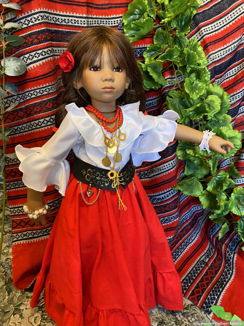 Цветок в волосах — Куклы Annette Himstedt (Аннетт Химстедт): коллекционные (фото 4)