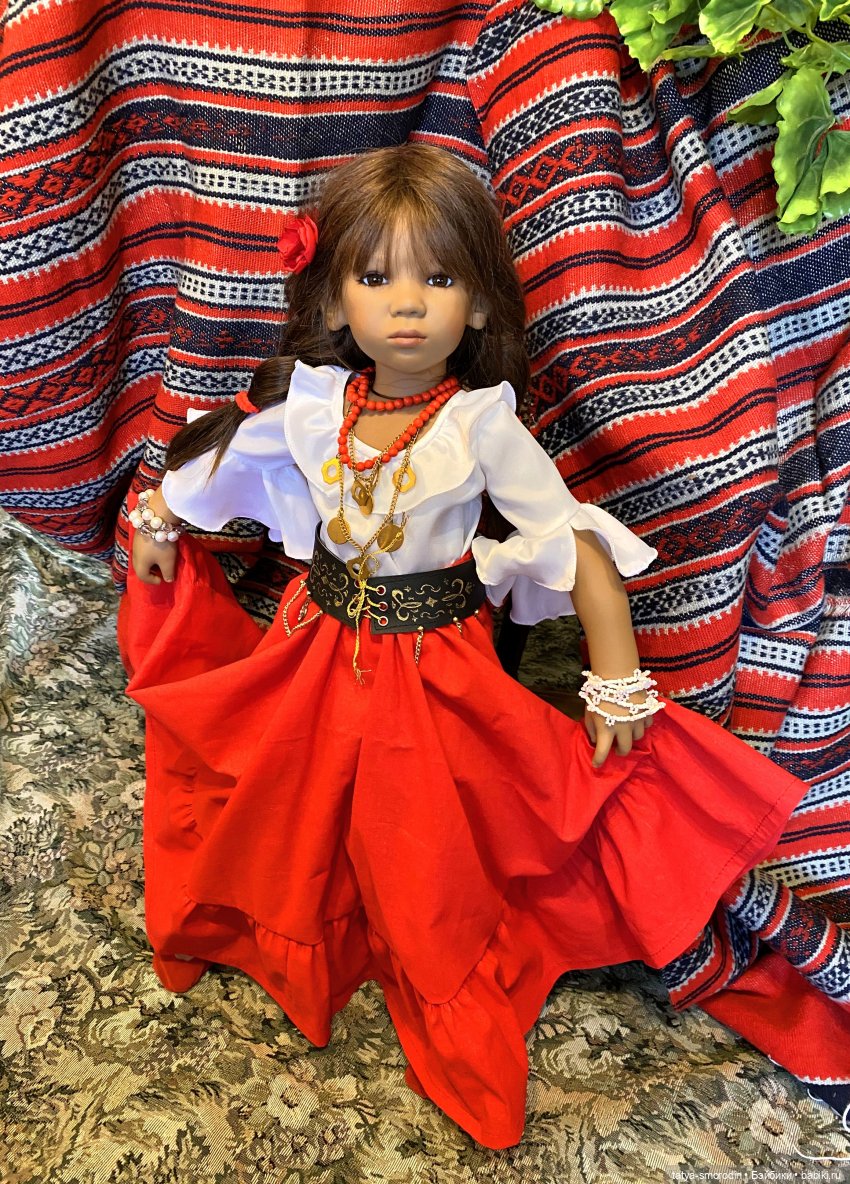 Цветок в волосах — Куклы Annette Himstedt (Аннетт Химстедт): коллекционные (фото 8)