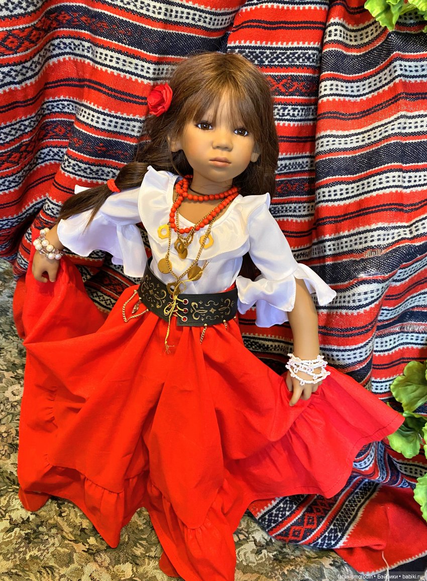 Цветок в волосах — Куклы Annette Himstedt (Аннетт Химстедт): коллекционные (фото 7)