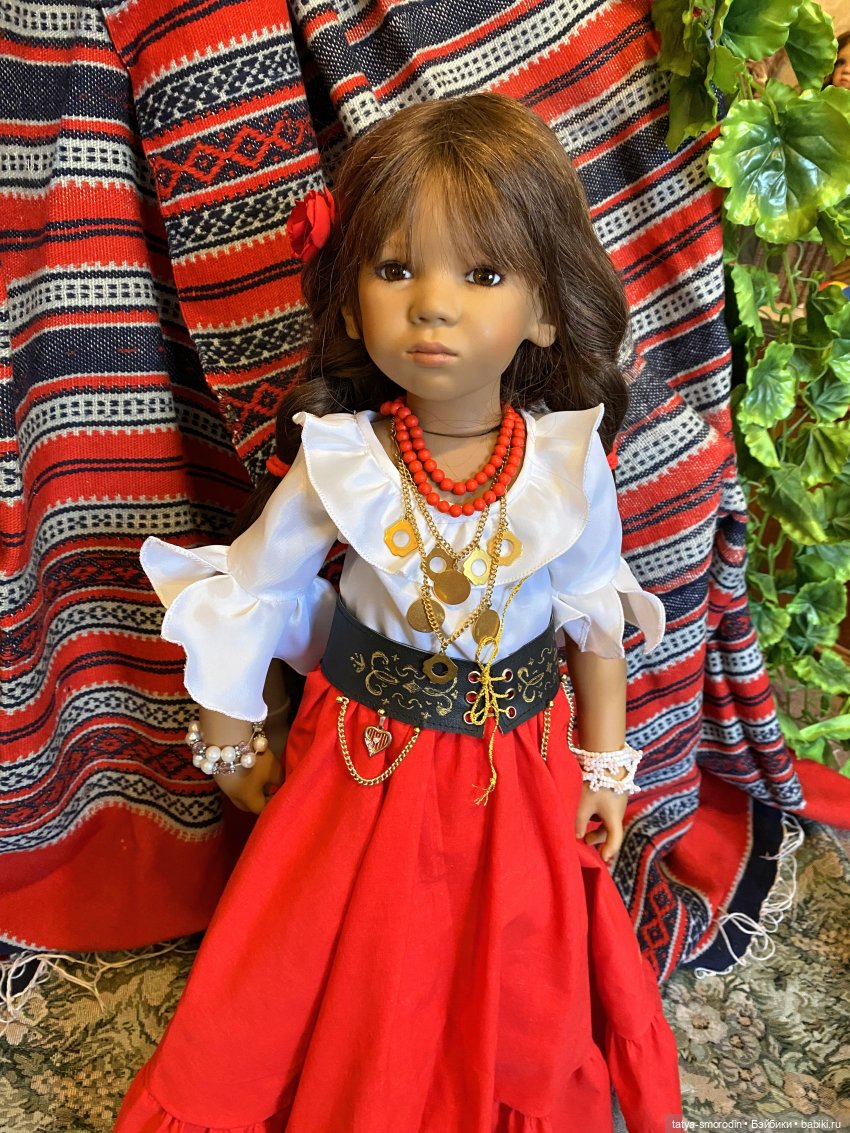 Цветок в волосах — Куклы Annette Himstedt (Аннетт Химстедт): коллекционные (фото 2)