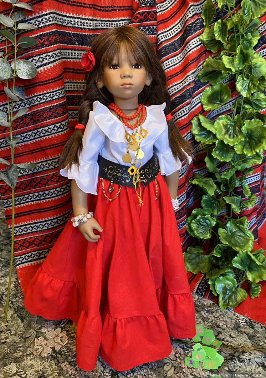 Цветок в волосах — Куклы Annette Himstedt (Аннетт Химстедт): коллекционные