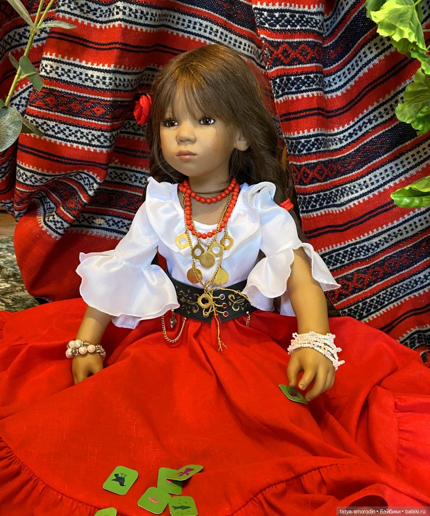 Цветок в волосах — Куклы Annette Himstedt (Аннетт Химстедт): коллекционные