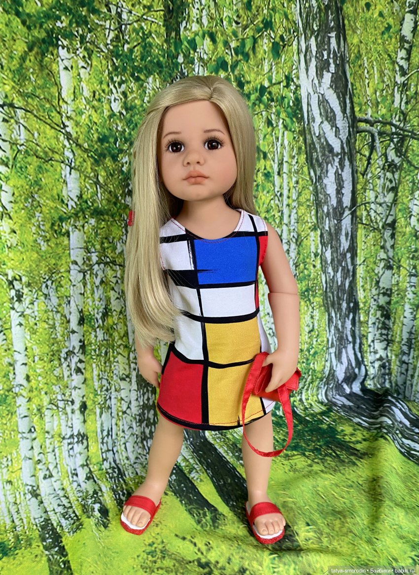 Линия одежды "Мондриан" — Одежда и обувь для кукол своими руками: фото