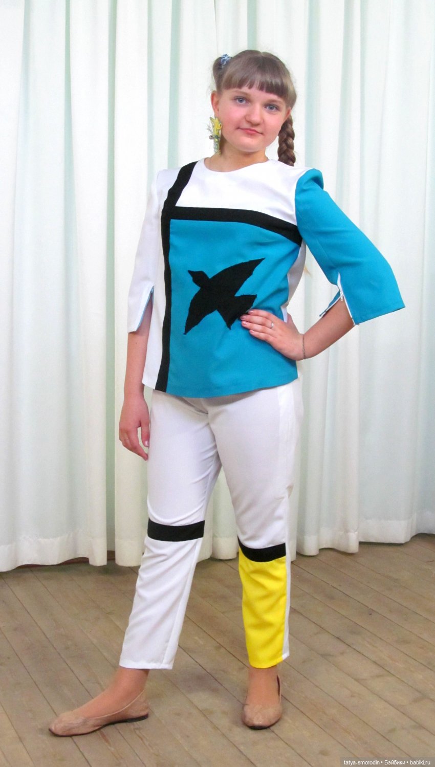 Линия одежды "Мондриан" — Одежда и обувь для кукол своими руками: фото (фото 7)