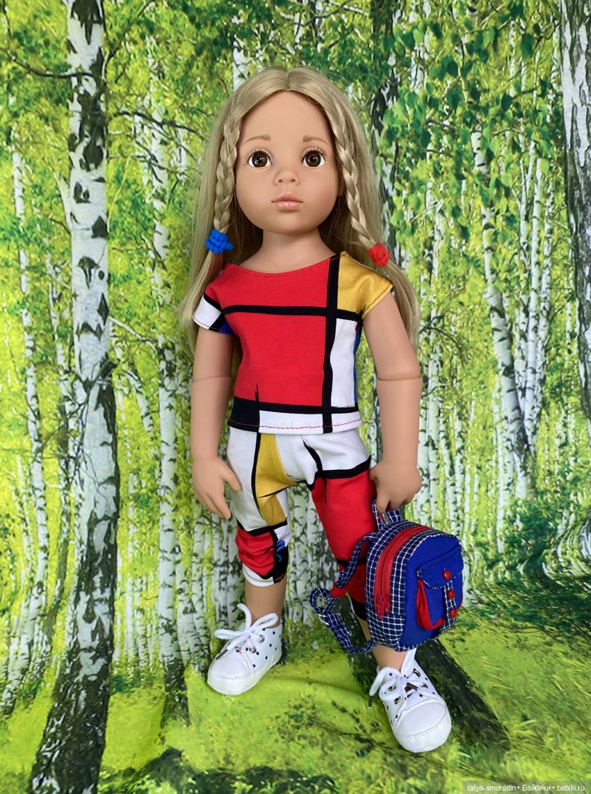 Линия одежды "Мондриан" — Одежда и обувь для кукол своими руками: фото