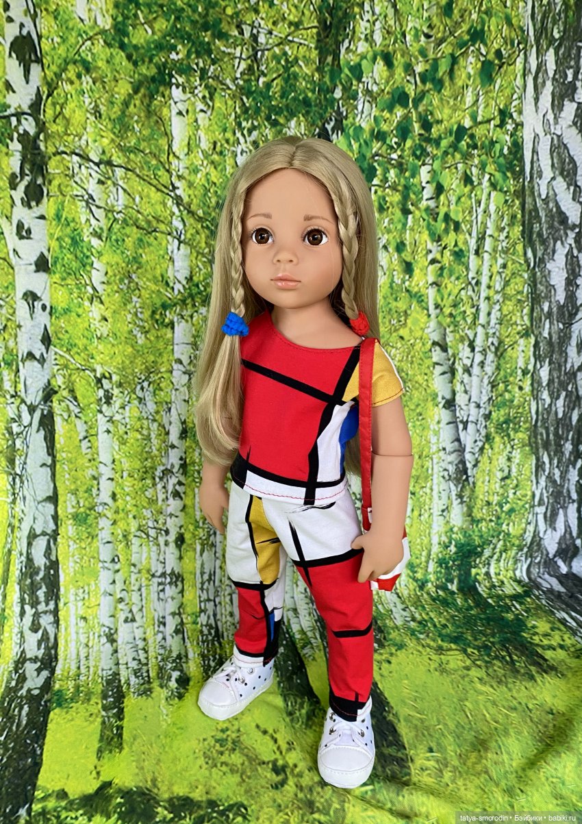 Линия одежды "Мондриан" — Одежда и обувь для кукол своими руками: фото