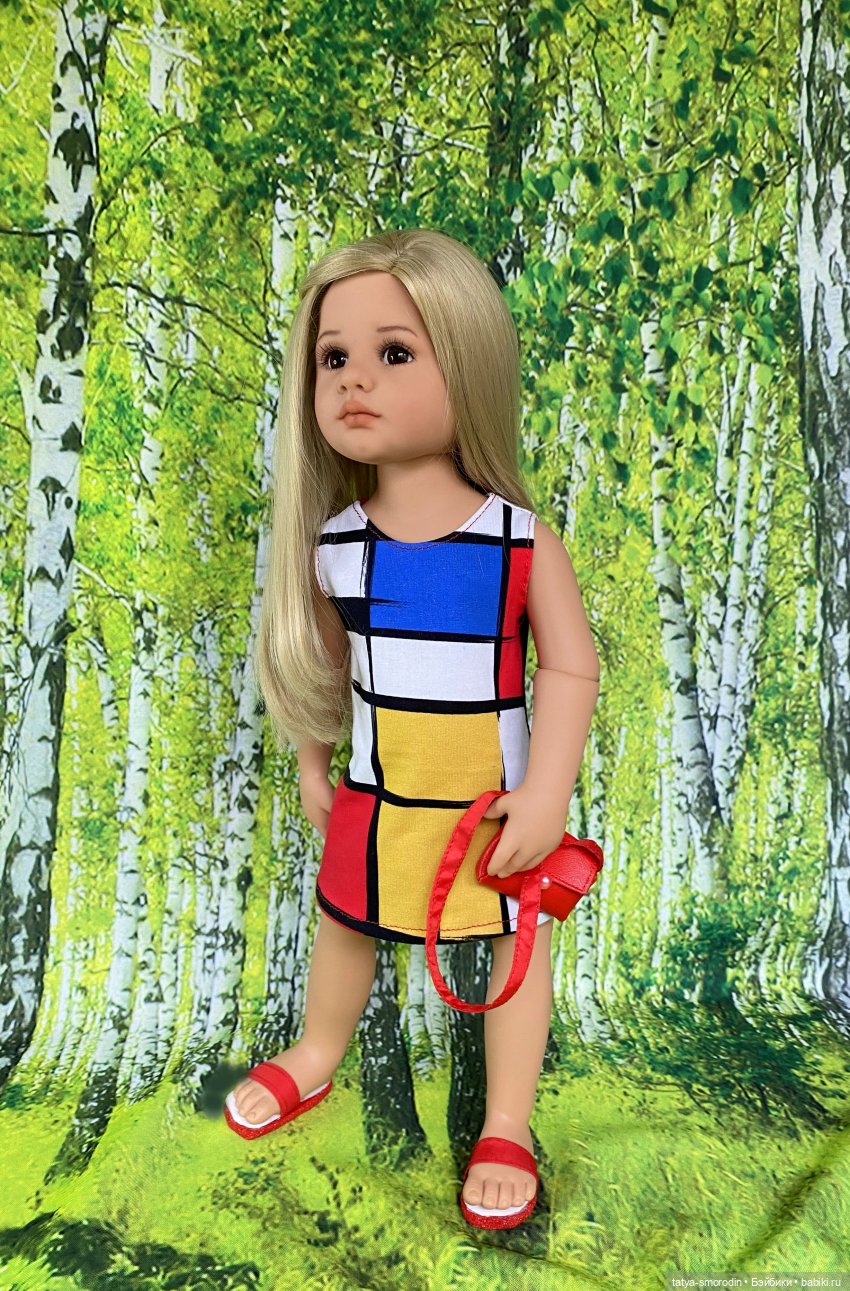 Линия одежды "Мондриан" — Одежда и обувь для кукол своими руками: фото