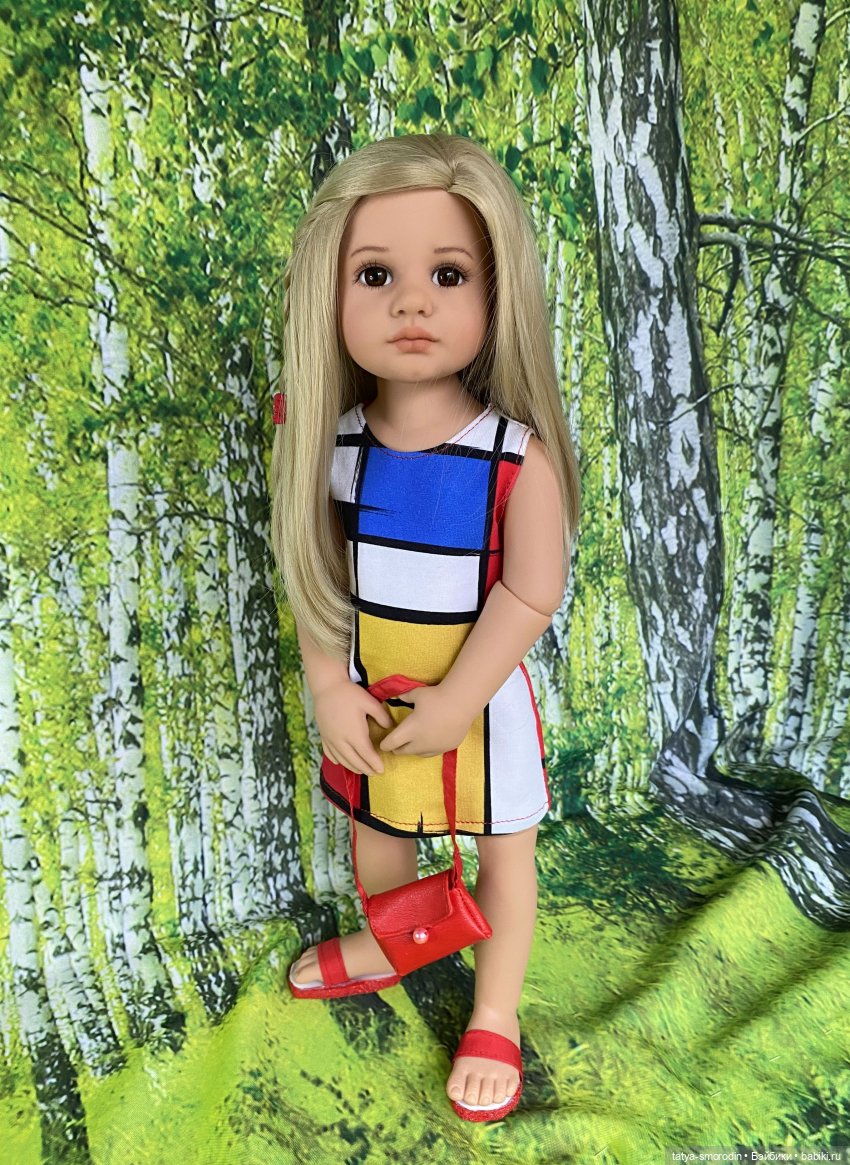Линия одежды "Мондриан" — Одежда и обувь для кукол своими руками: фото