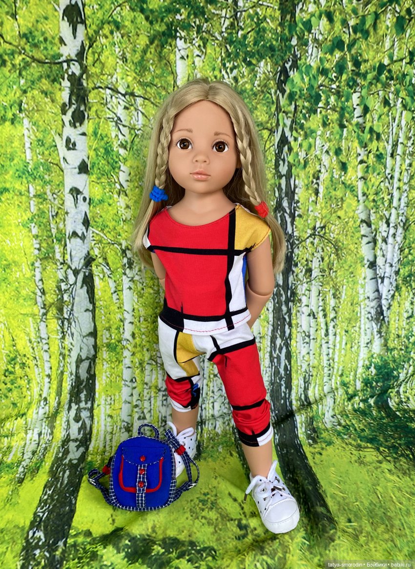 Линия одежды "Мондриан" — Одежда и обувь для кукол своими руками: фото