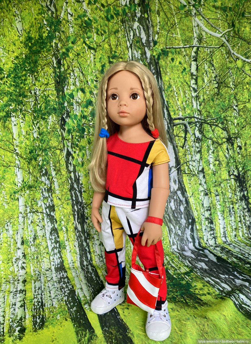 Линия одежды "Мондриан" — Одежда и обувь для кукол своими руками: фото