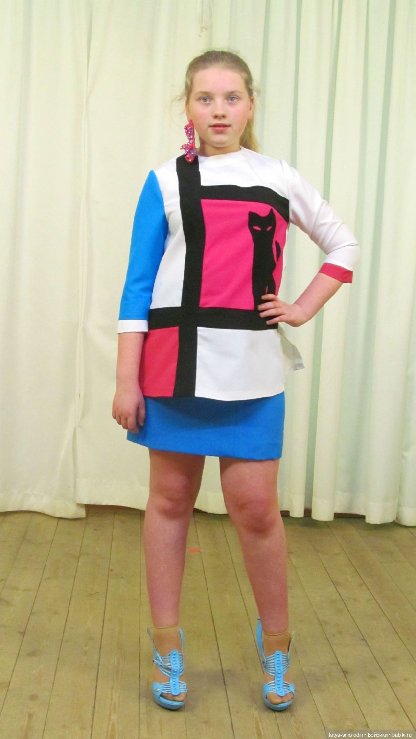 Линия одежды "Мондриан" — Одежда и обувь для кукол своими руками: фото (фото 6)