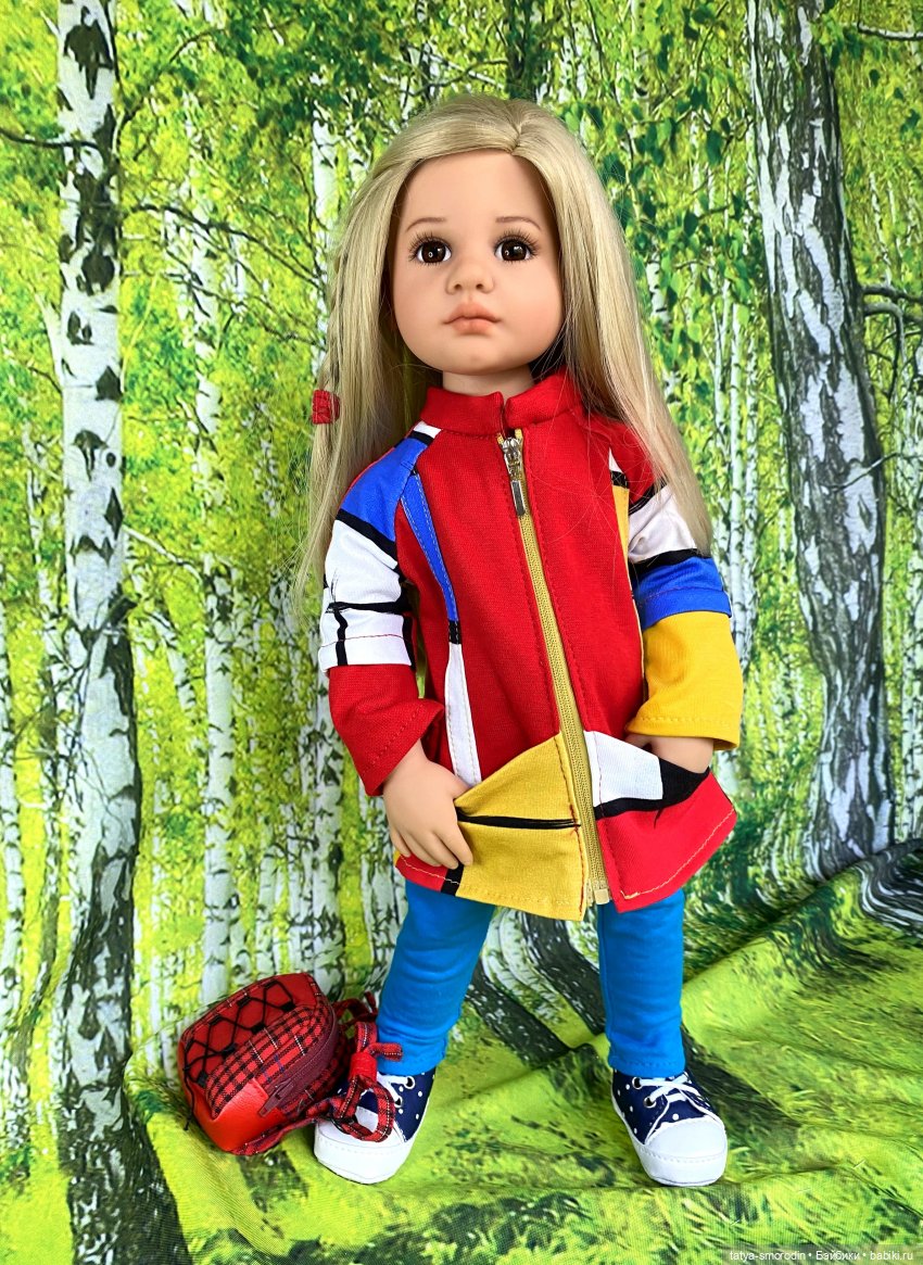 Линия одежды "Мондриан" — Одежда и обувь для кукол своими руками: фото