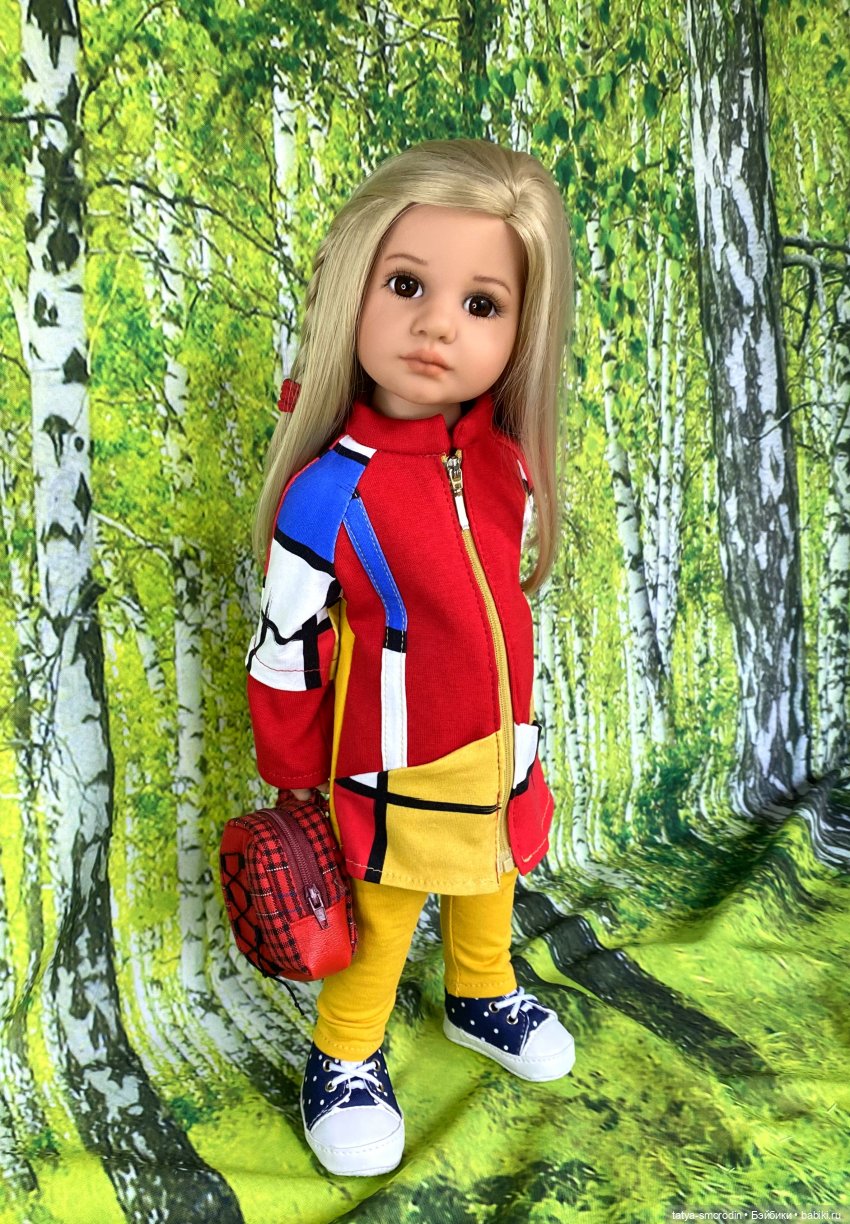Линия одежды "Мондриан" — Одежда и обувь для кукол своими руками: фото