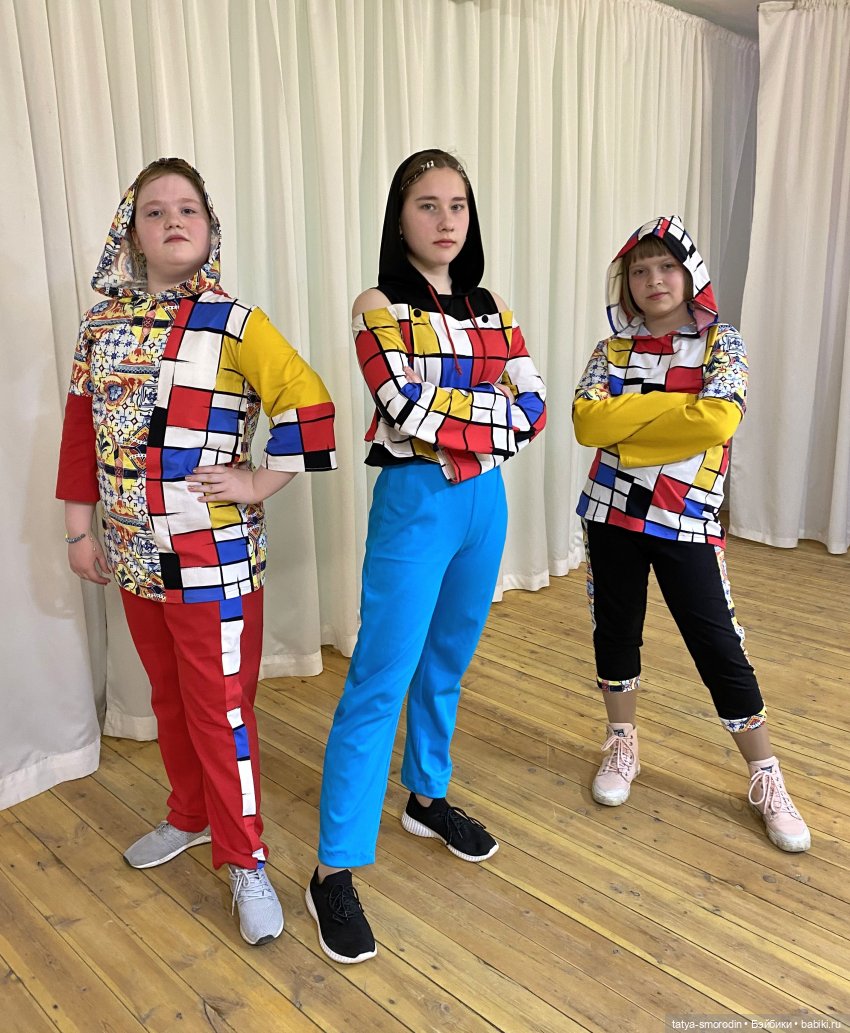 Линия одежды "Мондриан" — Одежда и обувь для кукол своими руками: фото