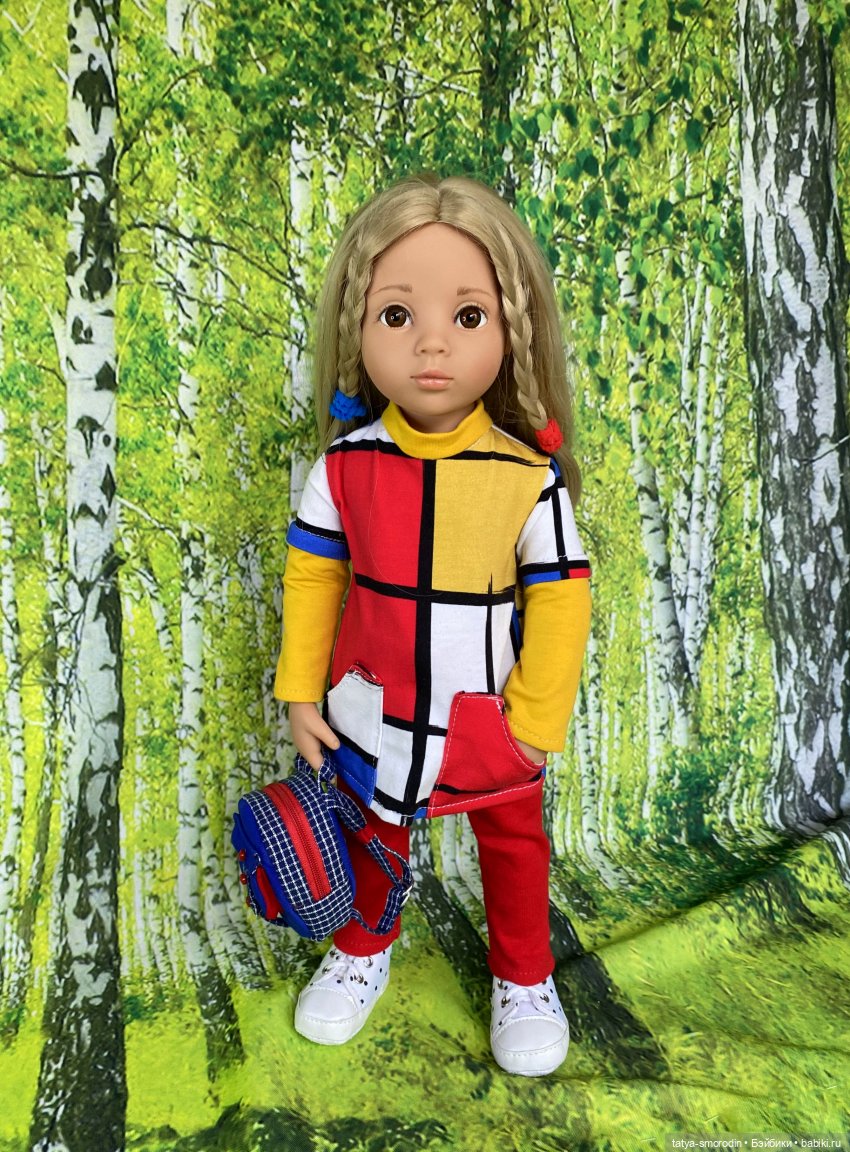 Линия одежды "Мондриан" — Одежда и обувь для кукол своими руками: фото