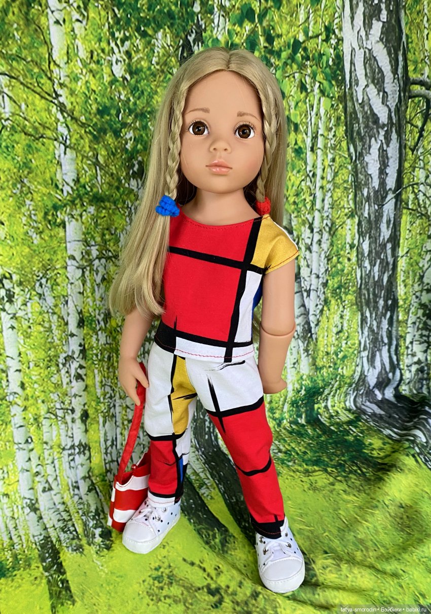 Линия одежды "Мондриан" — Одежда и обувь для кукол своими руками: фото