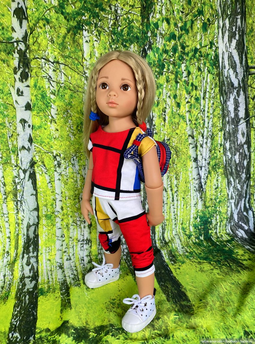 Линия одежды "Мондриан" — Одежда и обувь для кукол своими руками: фото
