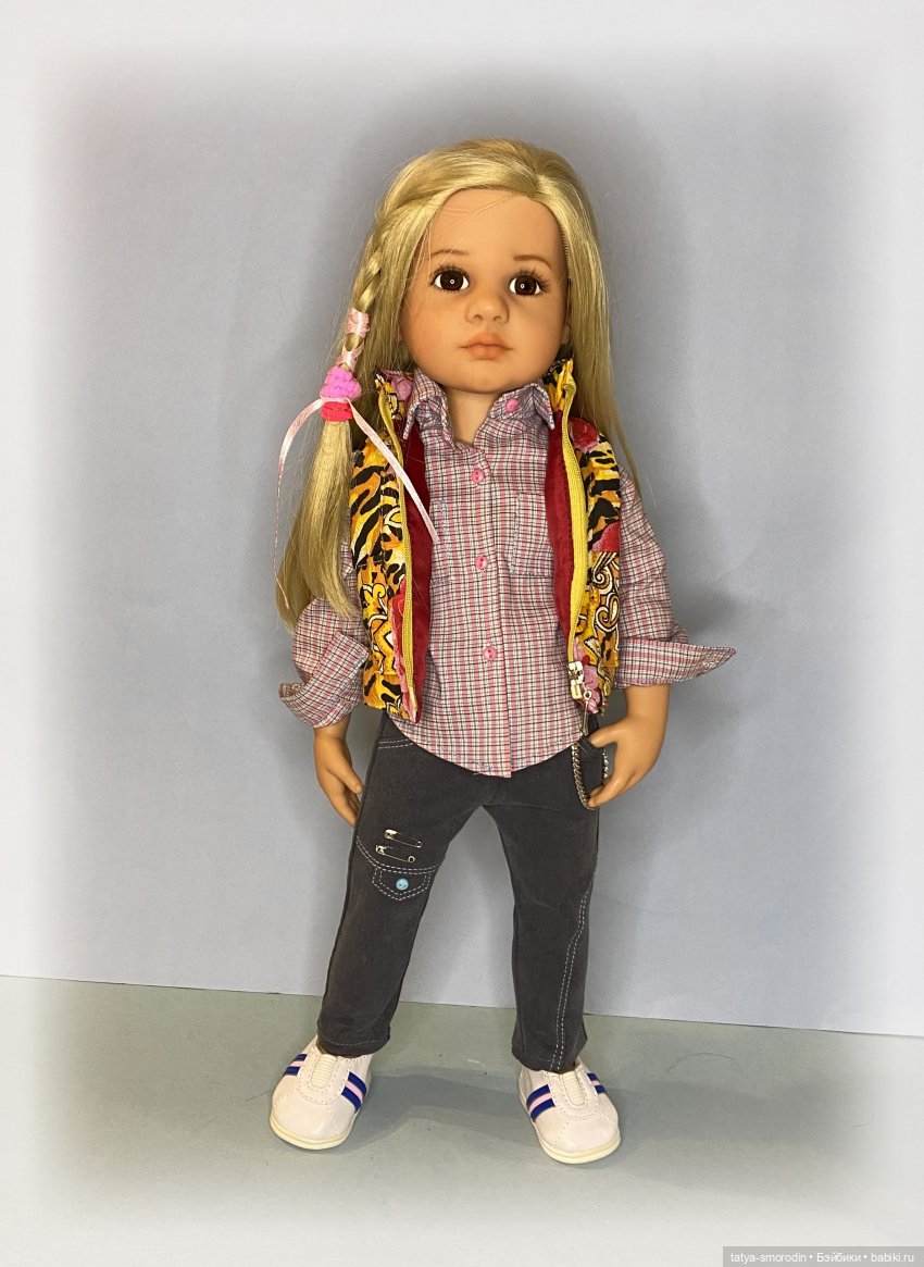 Джинсы, рубашки, жилеты — Одежда и обувь для кукол своими руками: фото
