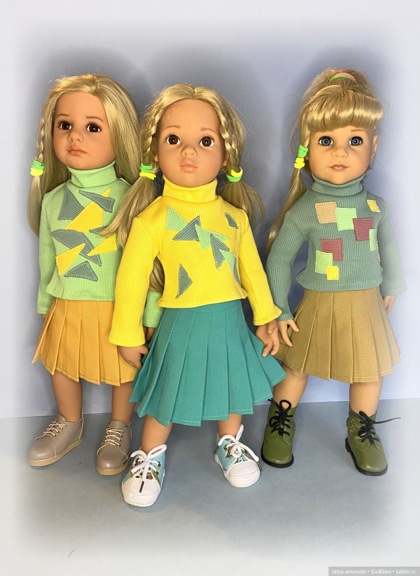 Изменить однотонную вещь — Одежда и обувь для кукол своими руками: фото