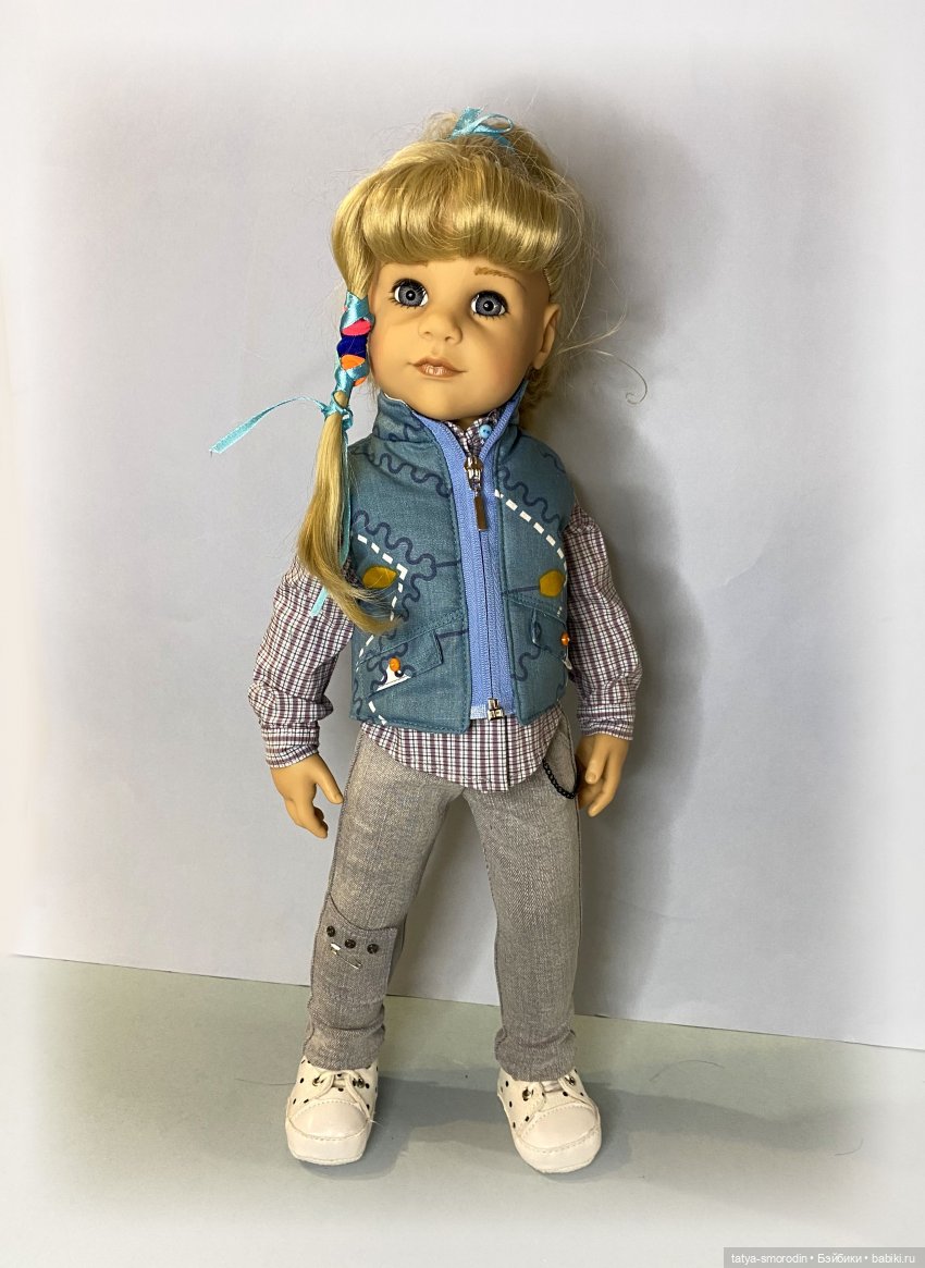 Джинсы, рубашки, жилеты — Одежда и обувь для кукол своими руками: фото