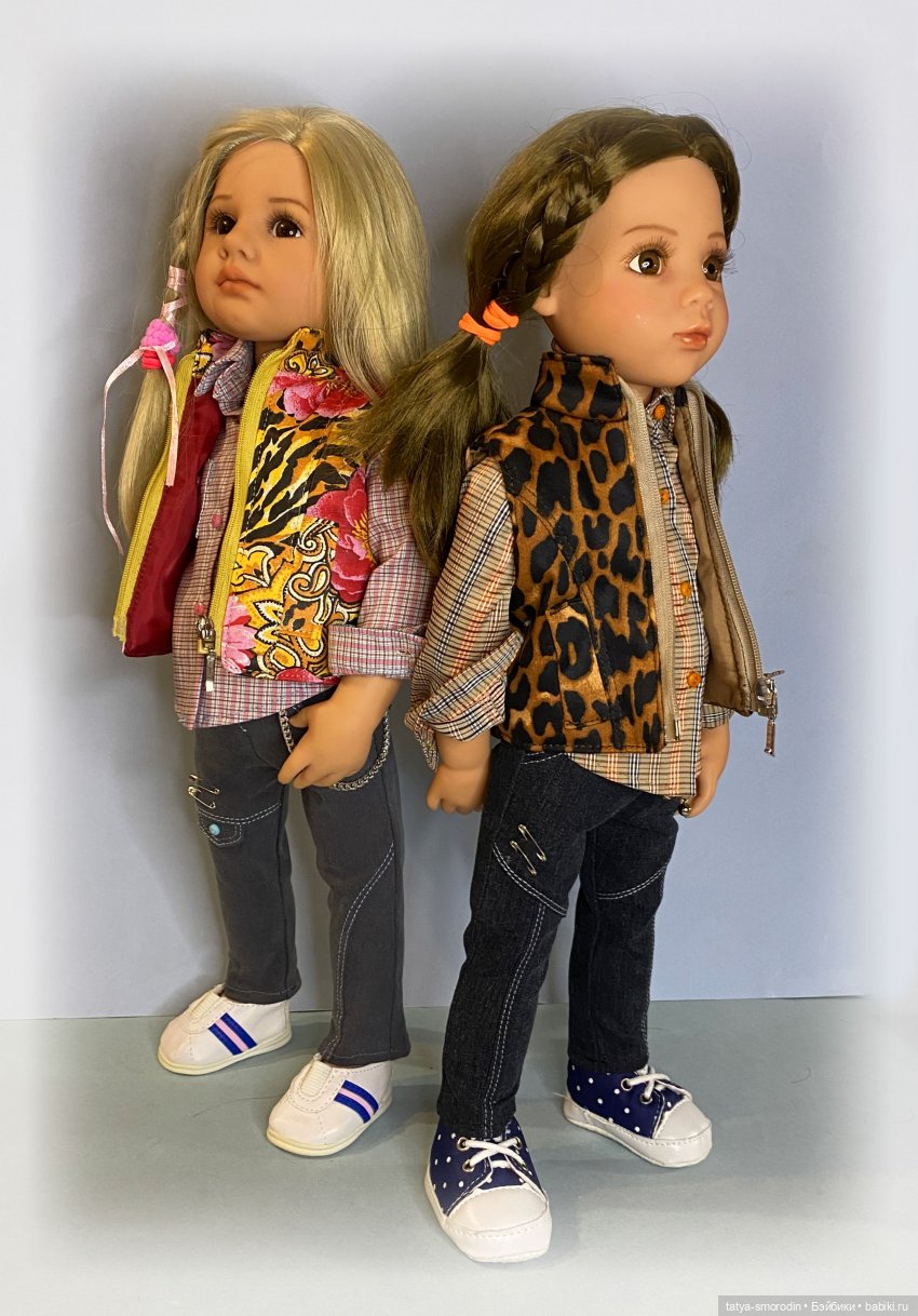 Джинсы, рубашки, жилеты — Одежда и обувь для кукол своими руками: фото