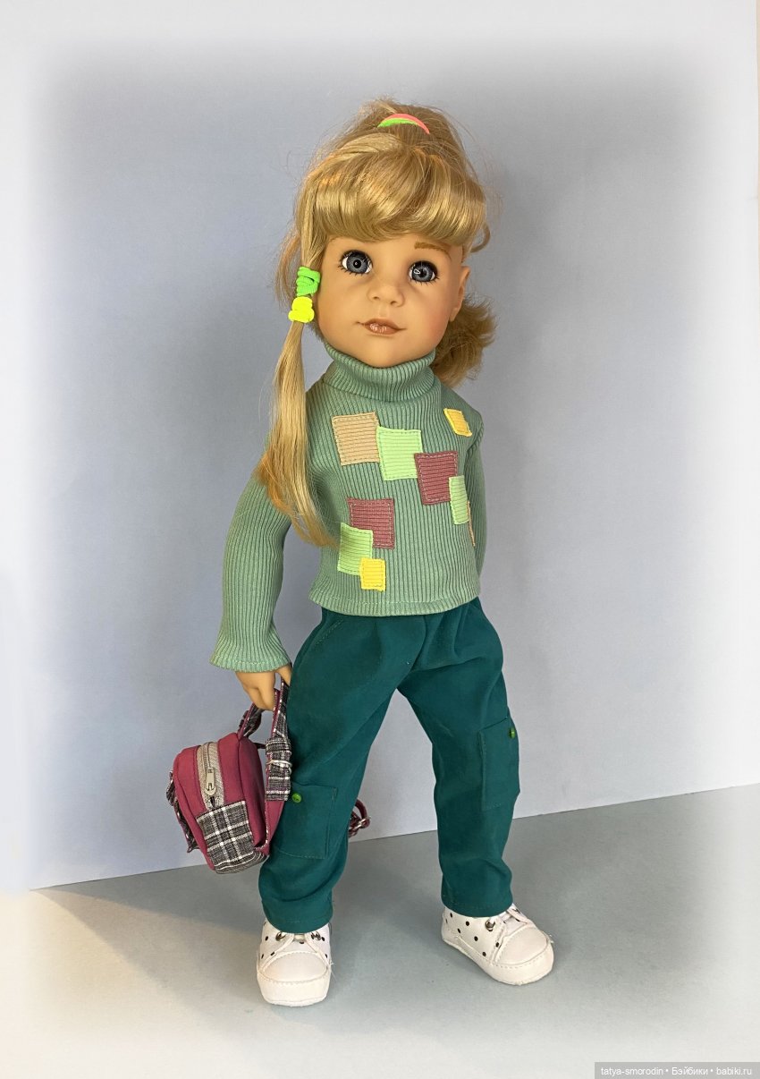 Изменить однотонную вещь — Одежда и обувь для кукол своими руками: фото