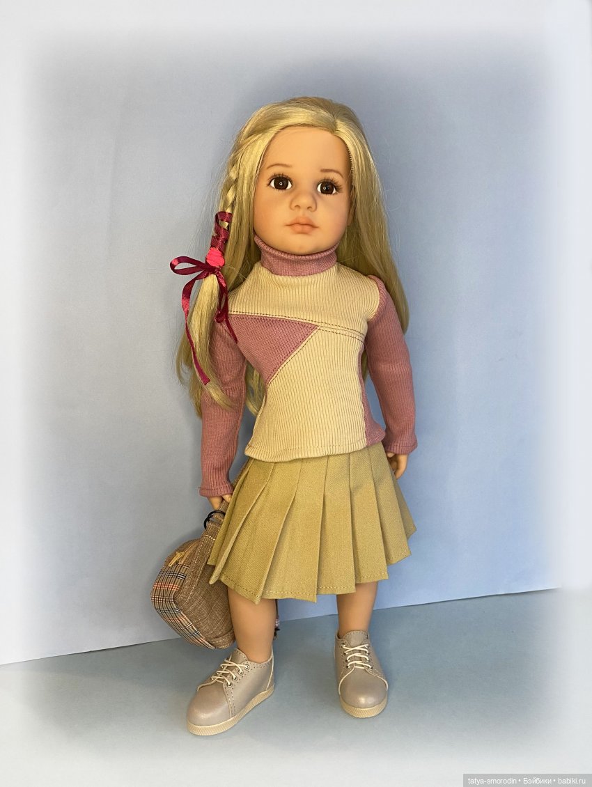 Изменить однотонную вещь — Одежда и обувь для кукол своими руками: фото (фото 2)