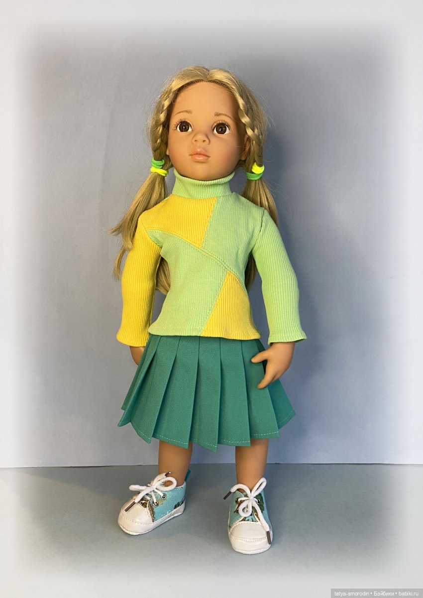 Изменить однотонную вещь — Одежда и обувь для кукол своими руками: фото (фото 3)