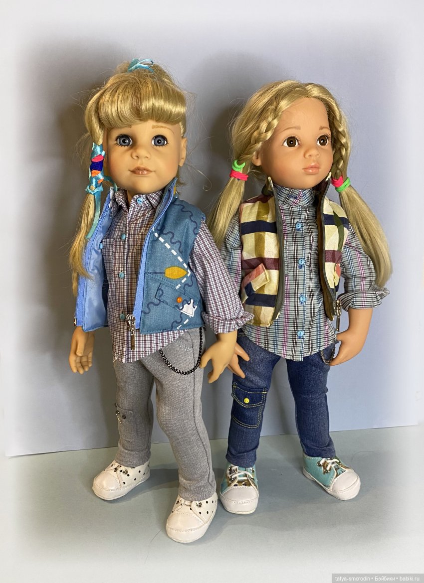 Джинсы, рубашки, жилеты — Одежда и обувь для кукол своими руками: фото