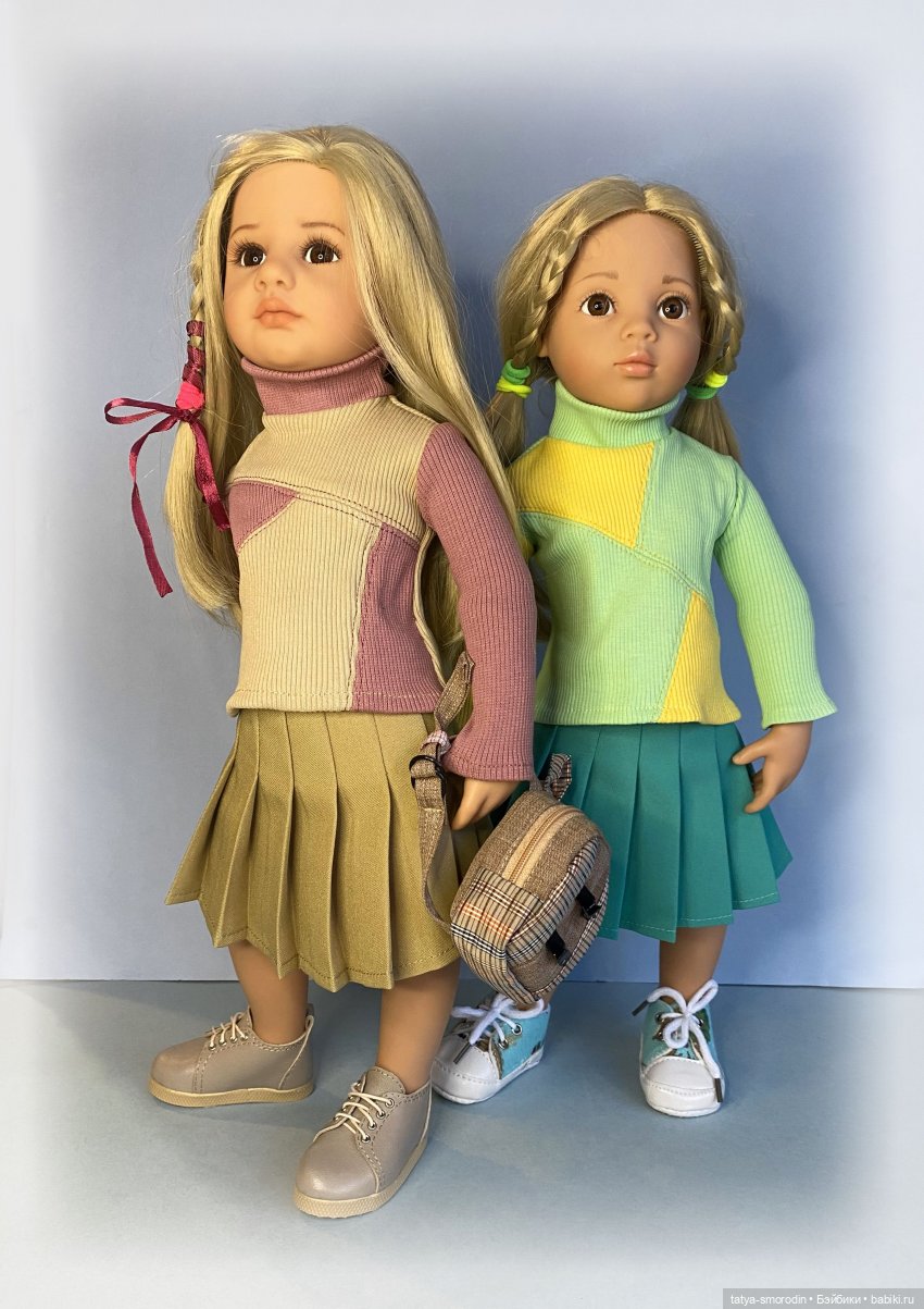 Изменить однотонную вещь — Одежда и обувь для кукол своими руками: фото (фото 4)
