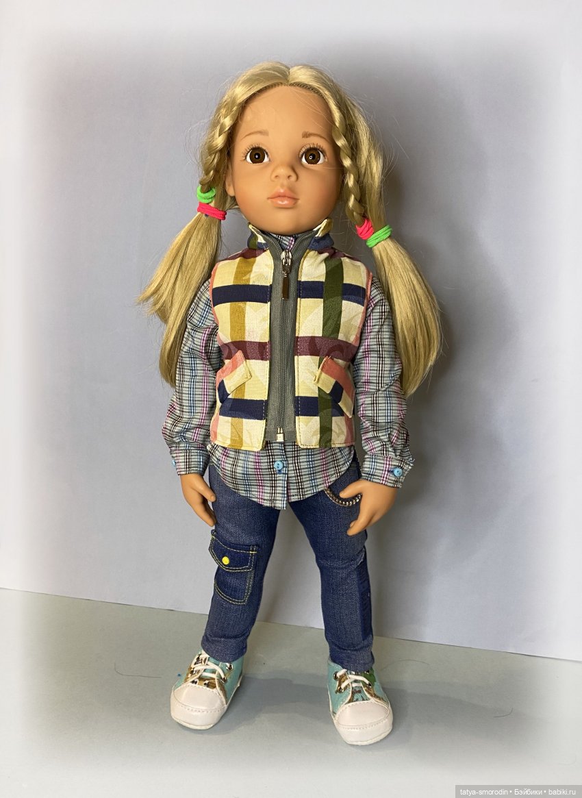 Джинсы, рубашки, жилеты — Одежда и обувь для кукол своими руками: фото