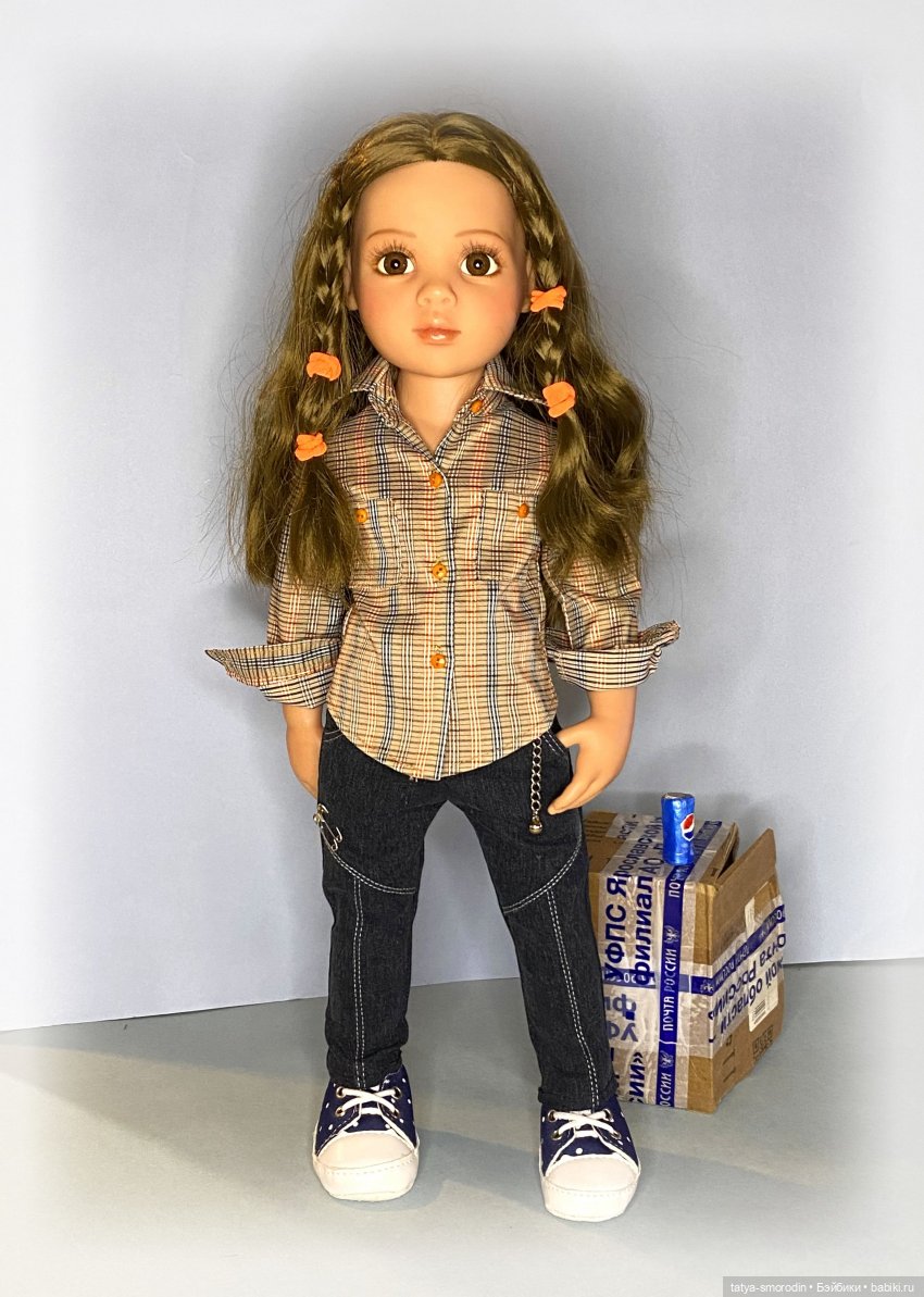 Джинсы, рубашки, жилеты — Одежда и обувь для кукол своими руками: фото