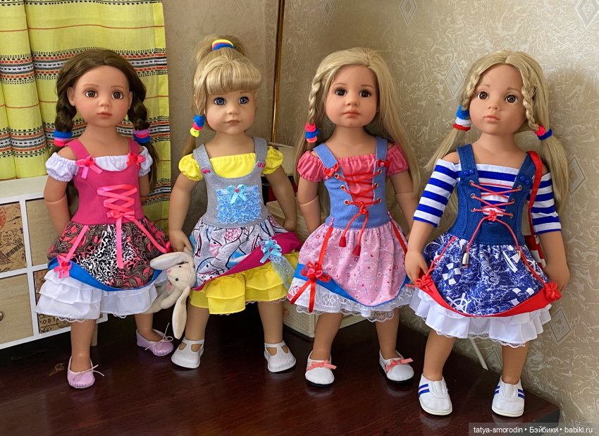 Четыре сарафана — Одежда и обувь для кукол своими руками: фото